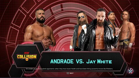 AEW Collision Jay White vs Andrade