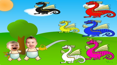 Bad Baby crying and learn colors - learn colors with dragon - Learning Videos for kids
