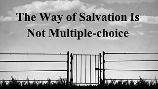 The way of Salvation is NOT multiple choice | Contemporary Service