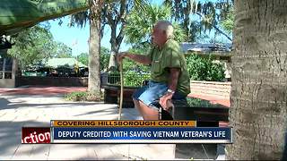 Hillsborough Co. deputy saves homeless Vietnam veteran's life