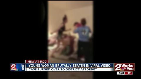 Young woman brutally beaten in viral video