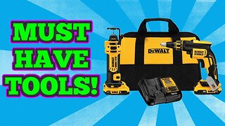 Have A Drywall Project? You NEED These Tools!