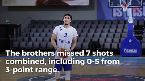 Ball Brothers Combine For Zero Points In Second Game In Lithuania