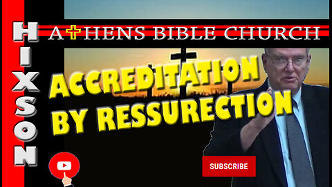 Accreditation by Resurrection | Romans 1:4 | Athens Bible Church