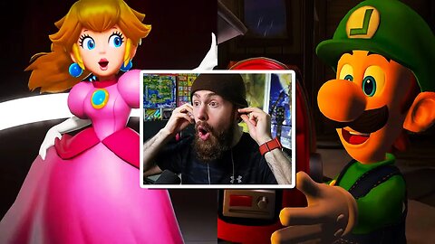 Princess Peach Game and Luigi's Mansion Dark Moon Remaster REACTION!