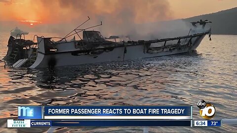 One-time Conception passenger speaks on tragic boat fire