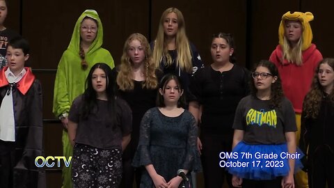 OMS 7th Grade Choir Concert: 10-17-23