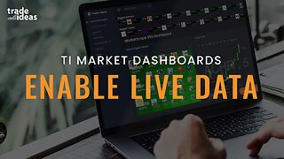 TI Market Dashboards: How to enable Live Data