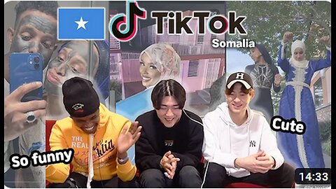 Korean guys react to Somali Tiktok!! *So funny