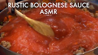 The Relaxing and Beautiful Sounds Cooking of Italian Bolognese - ASMR - No Music