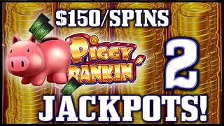 $150 SPINS! - High Limit Lock It Link Piggy Bankin