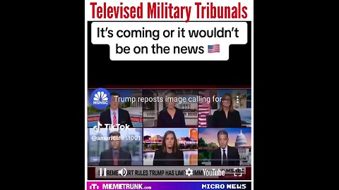 It;'s coming or it wouldn't be on the news !! Treason NEVER ends well Military is the only way