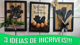 Quadros Farmhouse Para Cozinha - [Diy Artesanato]