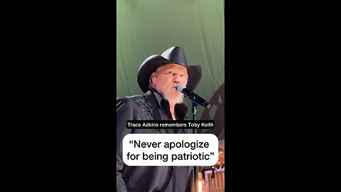 Trace Adkins Fights Back Tears Talking About Toby Keith & Performs “American Soldier”