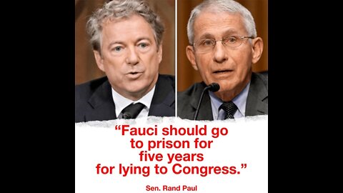 SSN Special: Rand Paul’s Senate Hearing 8/23/22 PT I: Is Dr. Fauci Retiring To Run From Justice