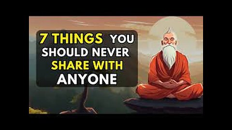 7 THING YOU NEVER SHARE WITH ANYONE