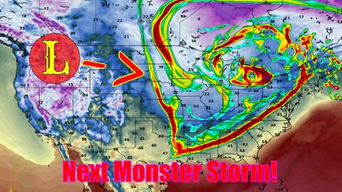 2 Monster Storms Bringing Arctic Temperatures & Severe Weather Forecast