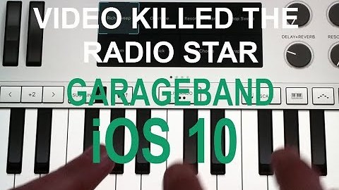 Talented Musician Makes Cover Of 'Video Killed The Radio Star' Using GarageBand