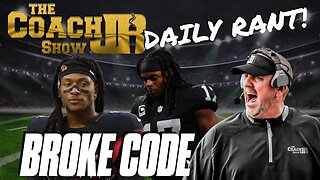 DEVANTE ADAMS & DEANDRE HOPKINS BROKE CODE! | COACH JB'S DAILY RANT