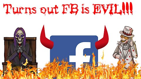TURNS OUT FACEBOOK IS EVIL!!!! (Biased whistleblowers and crippling shutdowns)