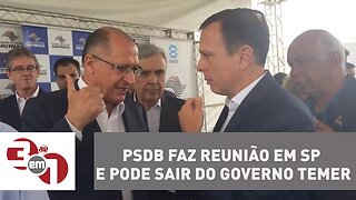 PSDB faz reunião em São Paulo e pode sair do governo Temer