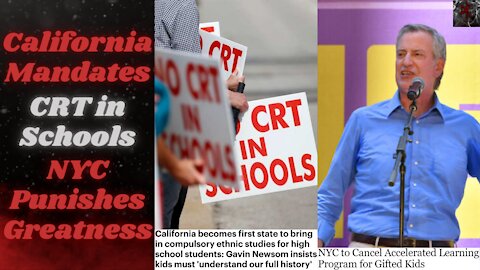 California ENFORCES CRT in School | NYC ABOLISHES Exceptionalism | Welcome to USA, Comrade