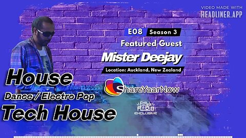 ShareYaarNow E08 S3 | Mister Deejay | House | Tech House