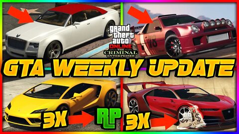 GTA 5 ONLINE WEEKLY UPDATE OUT NOW! | NEW DISCOUNTS & 3X $ & RP + More!