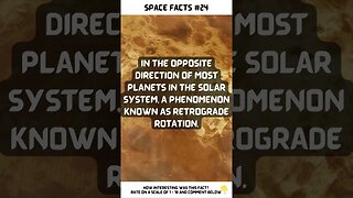 Space Facts: Venus major collision?🤯🌋 #shorts