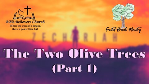 Zechariah #7 The Two Olive Trees (Part 1)