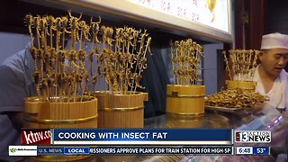 Cooking with insect fat