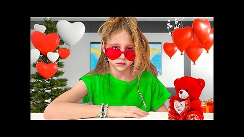 Nastya helps people on Valentine's Day | Like Nastya