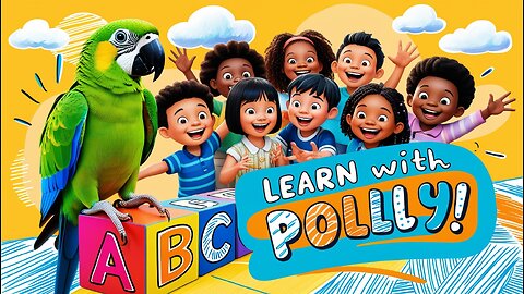 Learn english alphabates with polly the parrot IPart 2|