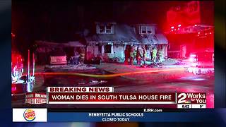 Woman dies in south Tulsa house fire