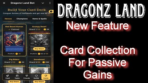 Dragonz Land | New Feature To Earn More Gold Coins