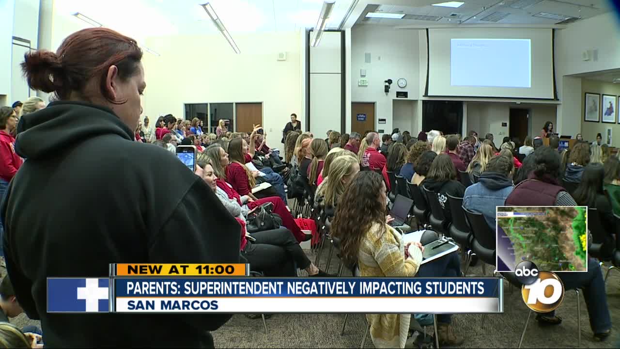 Parents: Superintendent negatively impacting students