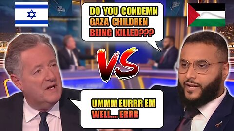 Muslim man dismantles Piers Morgan on Israel Palestine debate / Piers Morgan uncensored