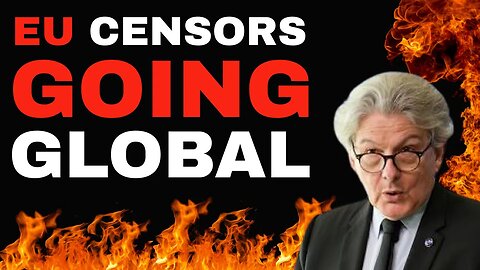 EU's BRUTAL social media CENSORSHIP laws NOW TARGET companies WORLDWIDE!