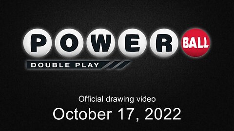 Powerball Double Play drawing for October 17, 2022