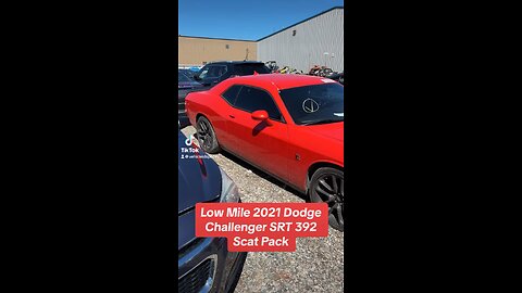 2021 Dodge Challenger SRT 392 Scat Pack with 5000 miles found in the salvage yard