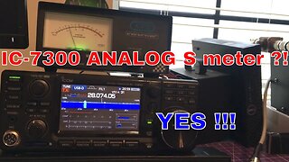 ICOM IC-7300 Easy Analog S meter ?! YES !