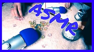 【#ASMR】12hr of Scratching, Hand Movements 🎙️💅🏻 [mic, nails, rainbow glass balls, pink diamonds]💎💍