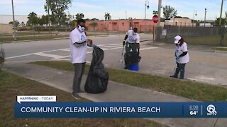 Community clean up in Riviera Beach on Friday
