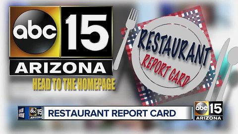 Restaurant report card