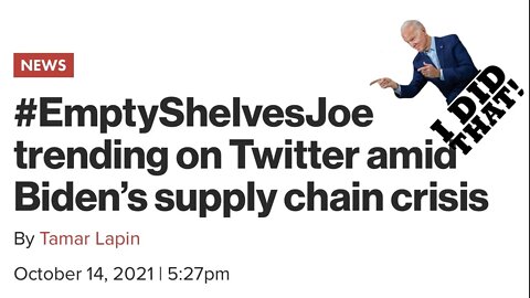 Joe Biden Supply Chain...Isn't It Ironic