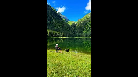 Fishing in a perfect Swiss lake
