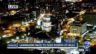 Lawmakers spend busy Thursday at Colorado State Capitol as legislative session draws to a close