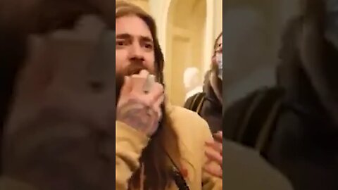 QAnon Shaman AKA Jacob Anthony Angeli Chansley and other protestor call for PEACEFUL Assembly