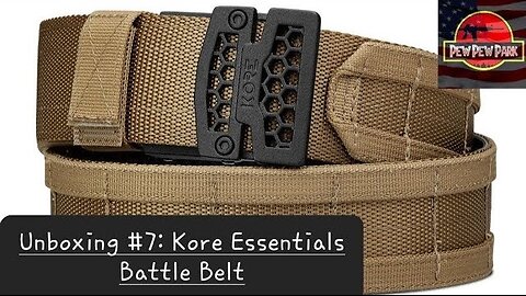 Unboxing #7: Kore Essentials Battle belt