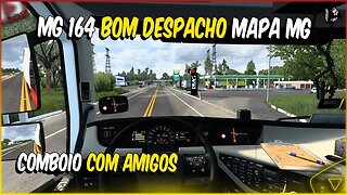 MAPA MINAS GERAIS FAZENDA BOA VISTA COMBOIO COM AMIGOS TRUCK SIMULATOR 2 1.46